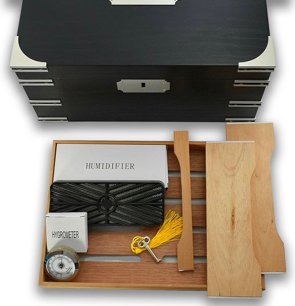 Black Ice Humidor II (Personalized)