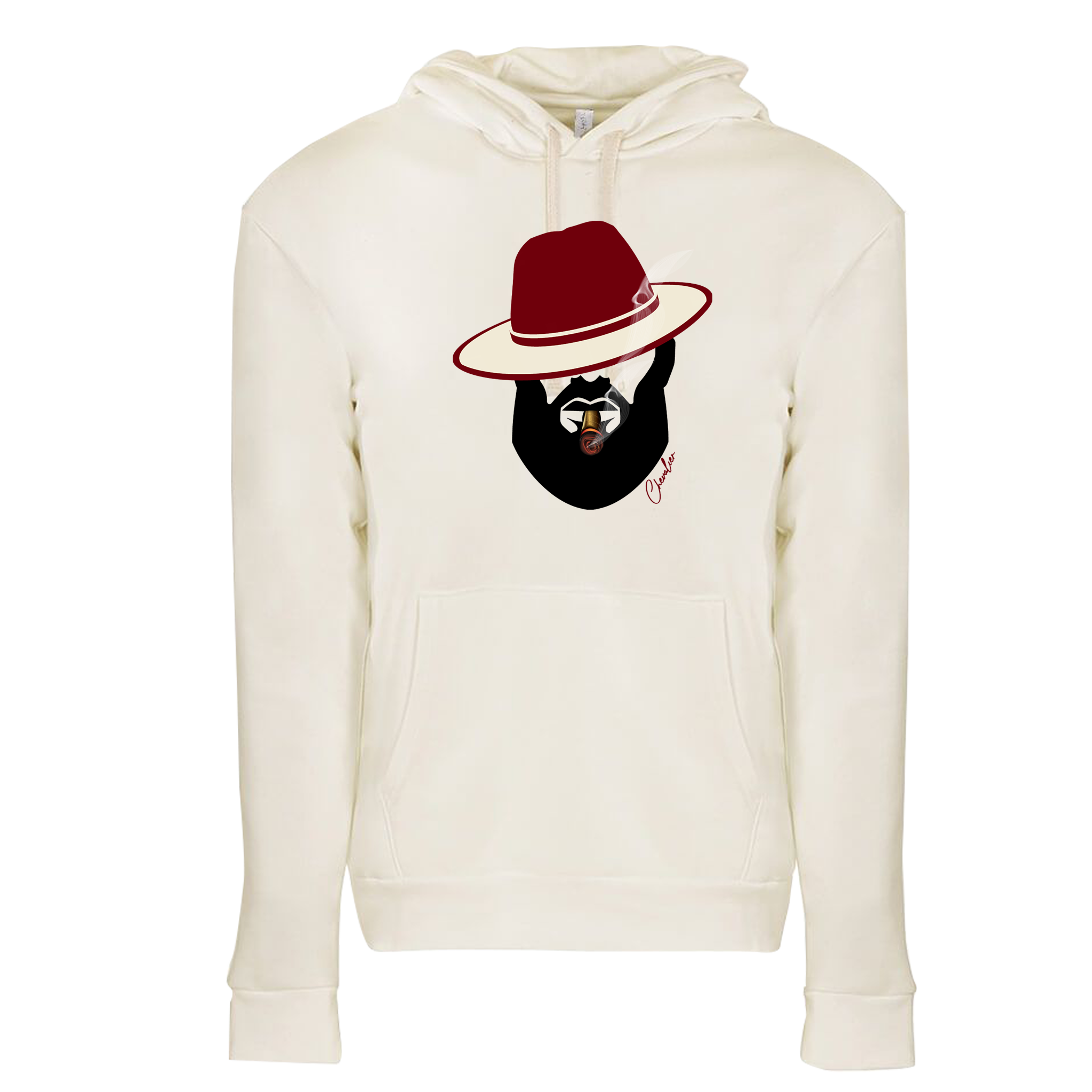 Red & Cream Hoodie