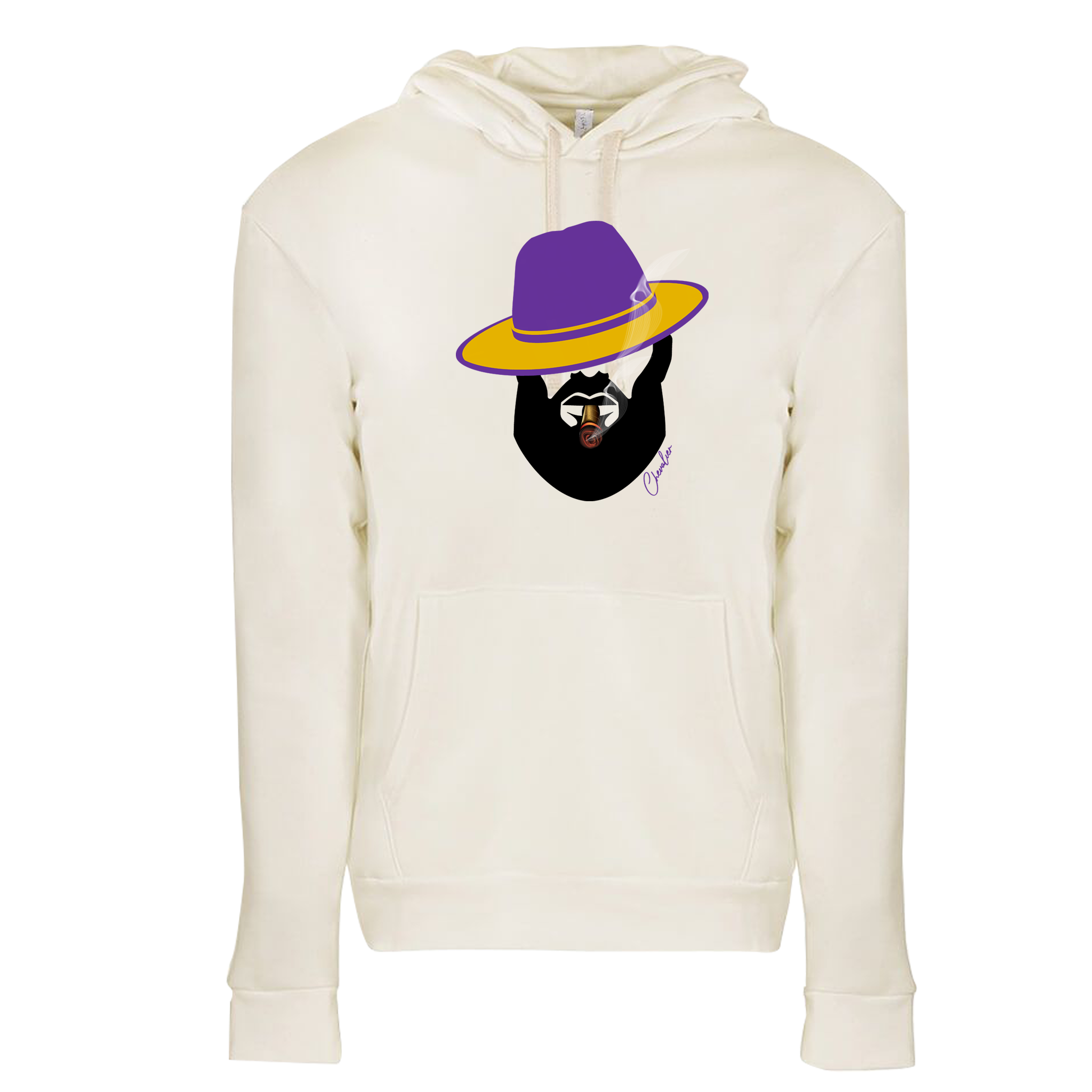 Purple & Gold Lid Hoodie